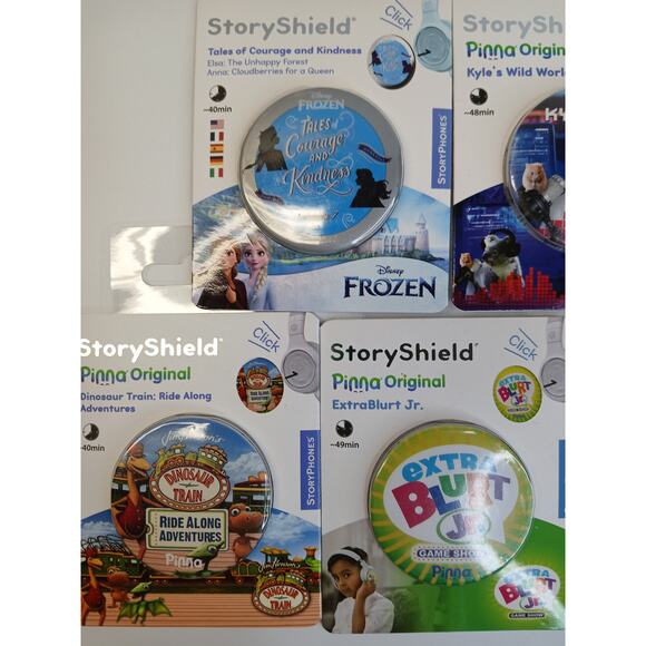 StoryPhones 7 PACK NEW Story Shields Disc Disney Headphones Storytelling SEALED - Picture 3 of 7